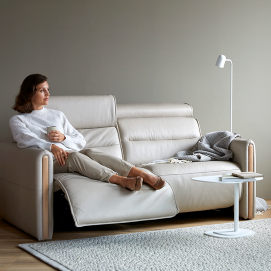 Emily Sofa with Wood Arm by Stressless