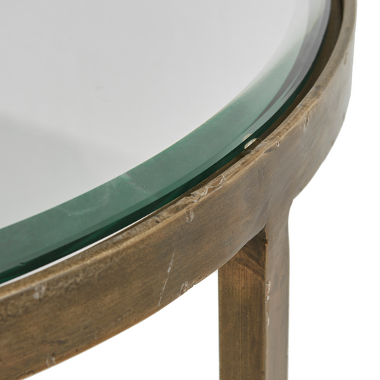 Amelie Curve Side Table by GlobeWest