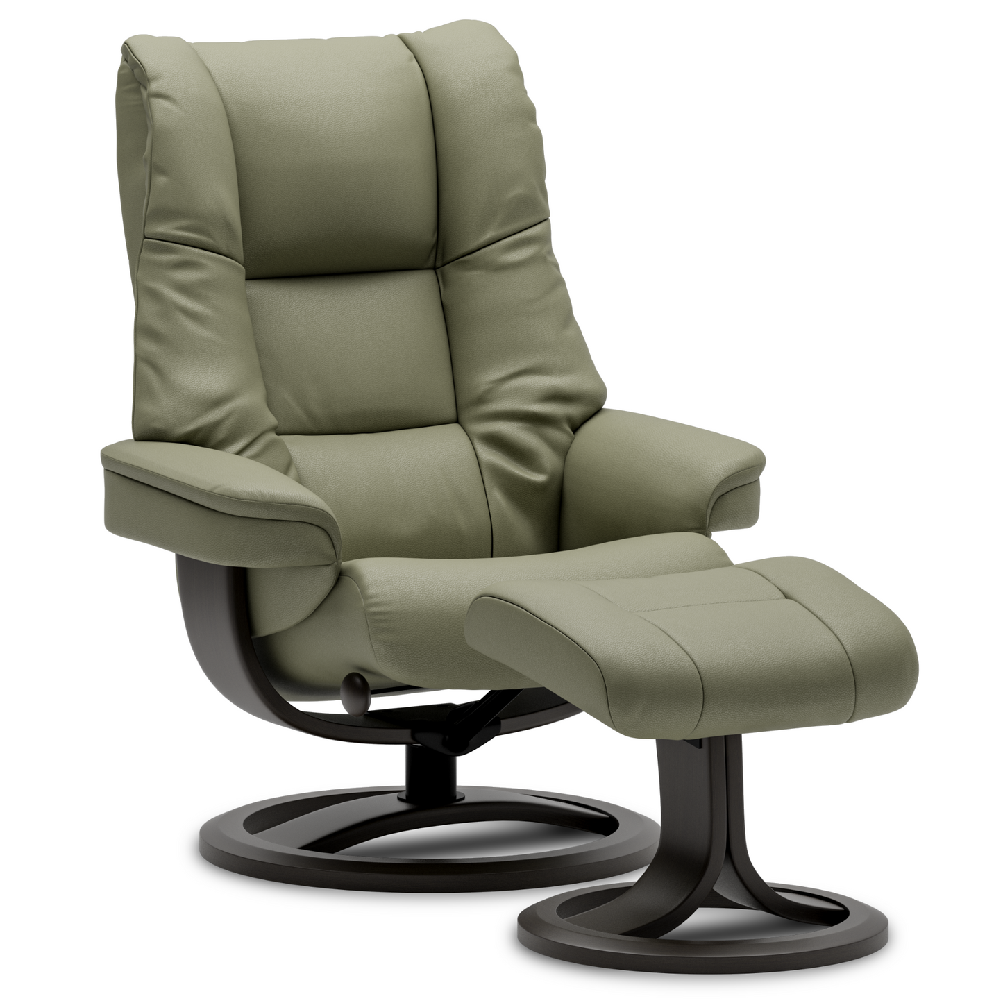 Nordic 60 Recliner Chair with Ottoman by IMG