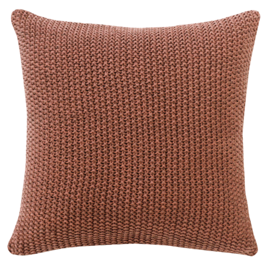 Milford Moss Stitch Cushion Muted Clay