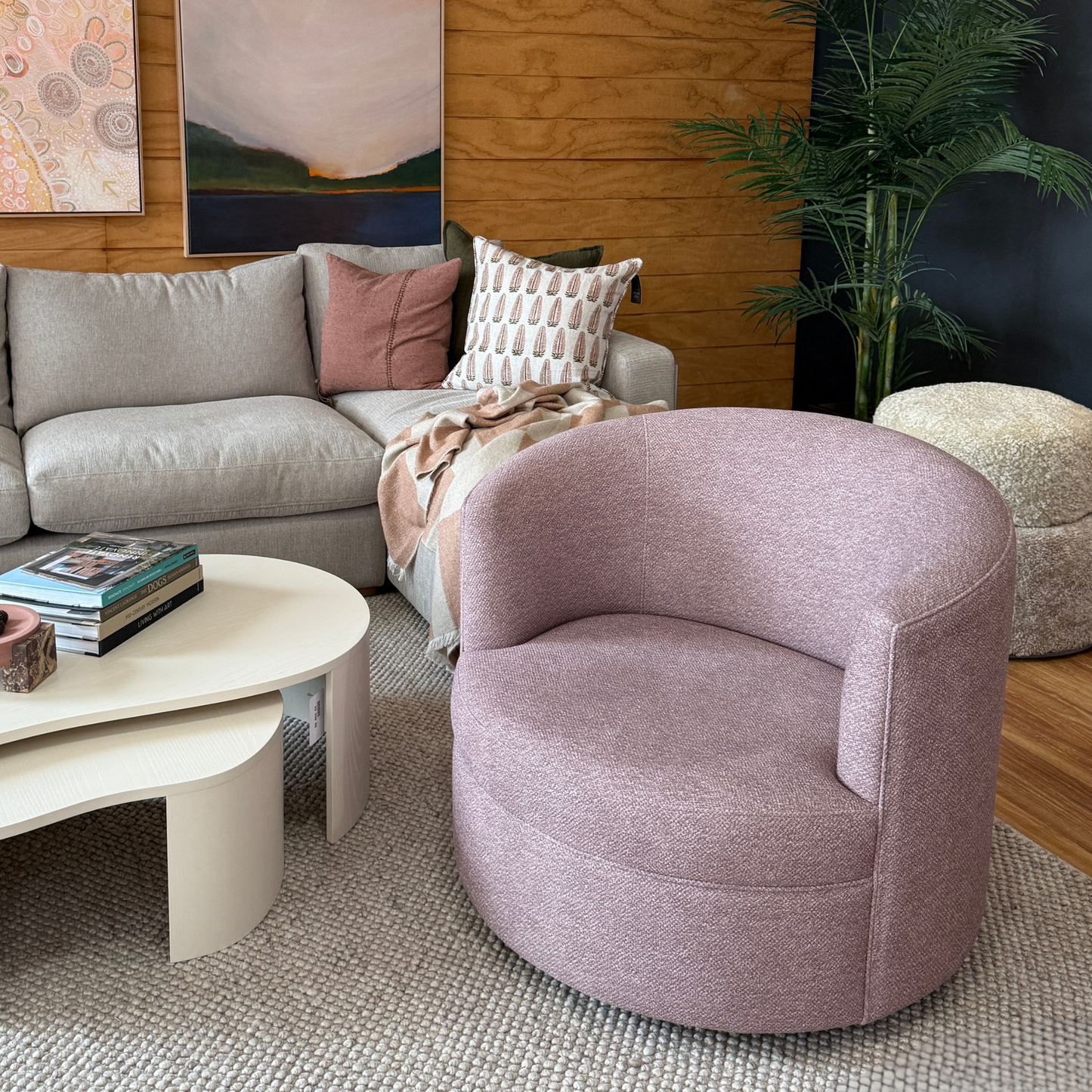 Hamilton Swivel Chair Ex Display