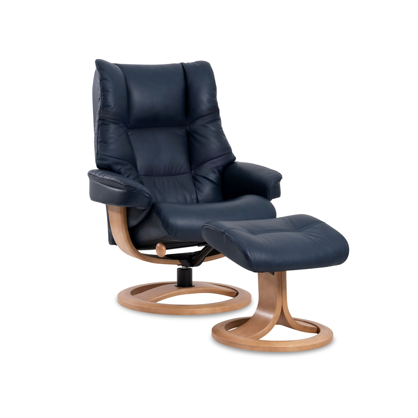 Nordic 60 Recliner Chair with Ottoman by IMG