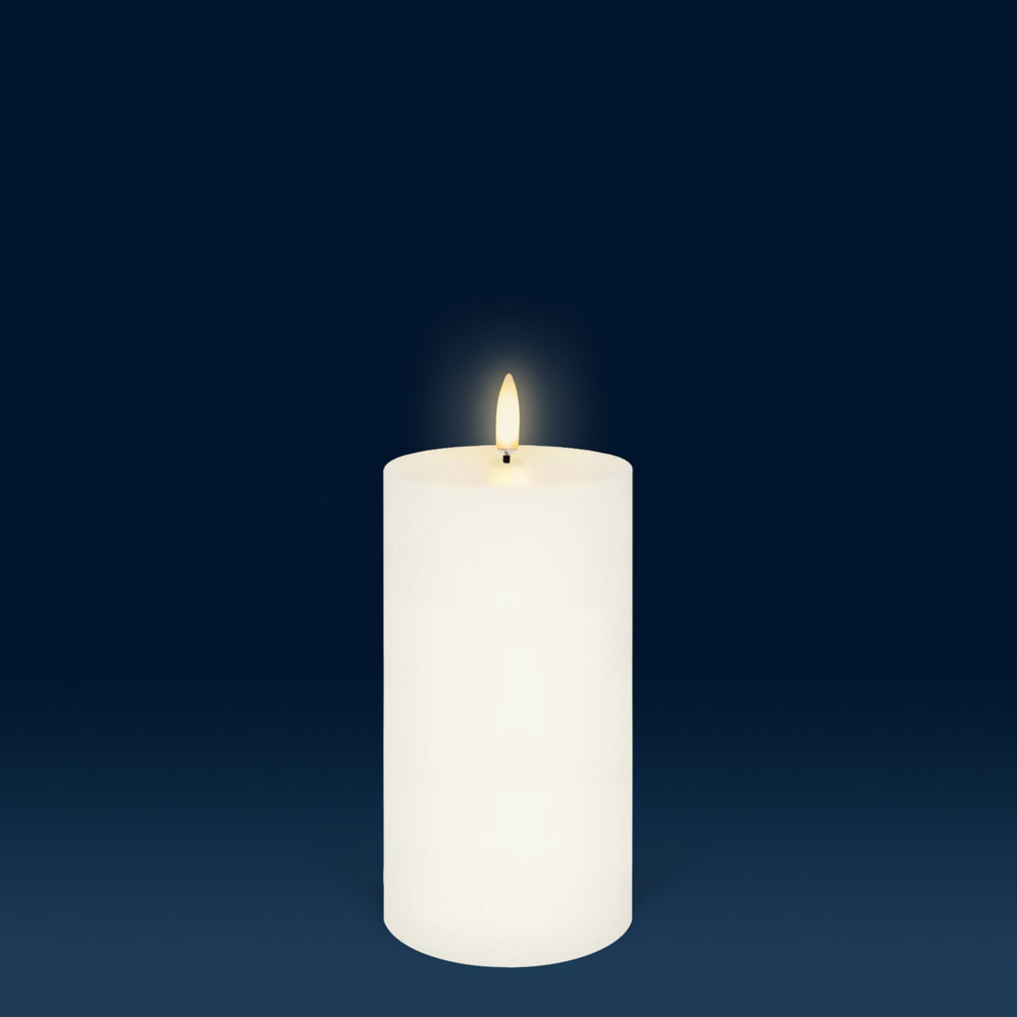 LED Pillar Candles Ivory