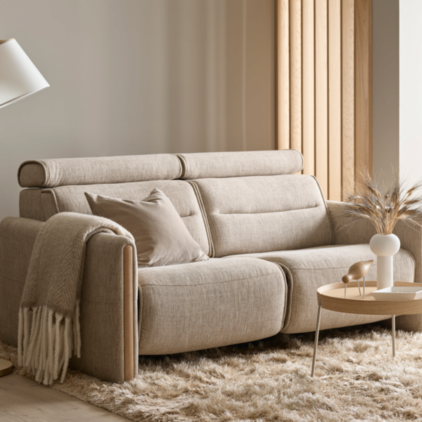 Emily Sofa with Wood Arm by Stressless