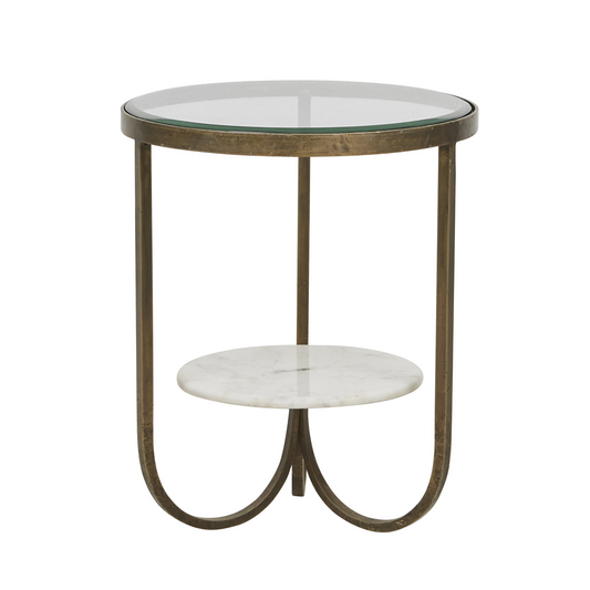 Amelie Curve Side Table by GlobeWest