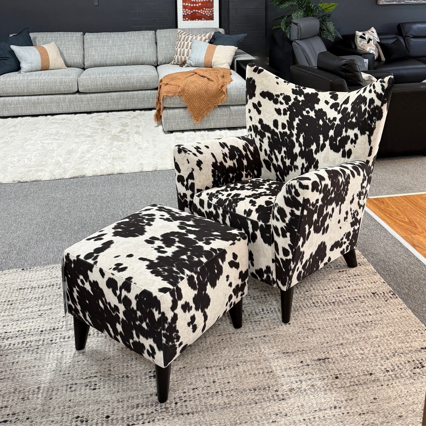 Soho Occasional Chair Cowgrain Fabric
