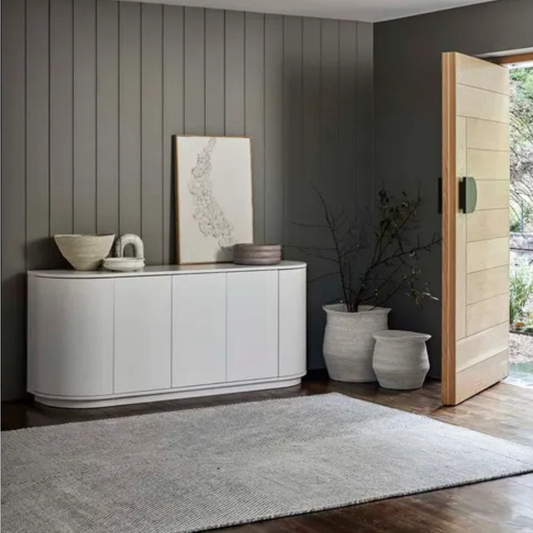 Oberon Crescent Buffet 1800mm by GlobeWest