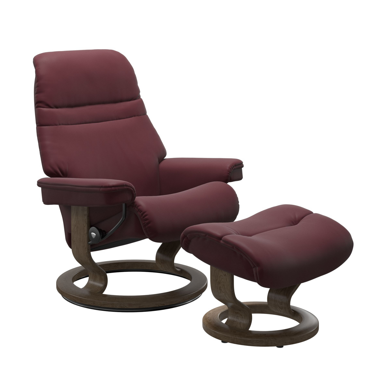 Sunrise Large Recliner Chair & Stool Classic Base by Stressless
