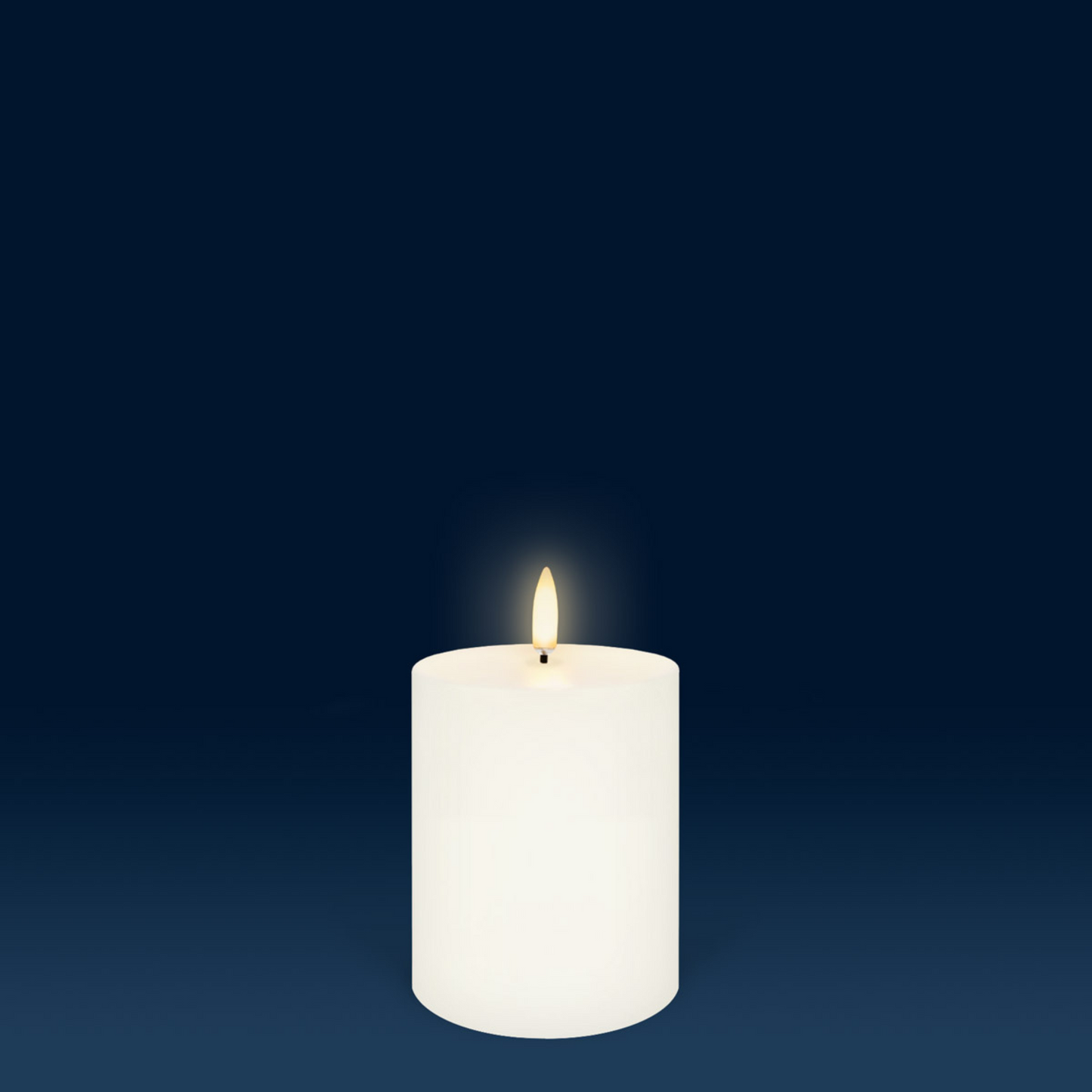 LED Pillar Candles Ivory