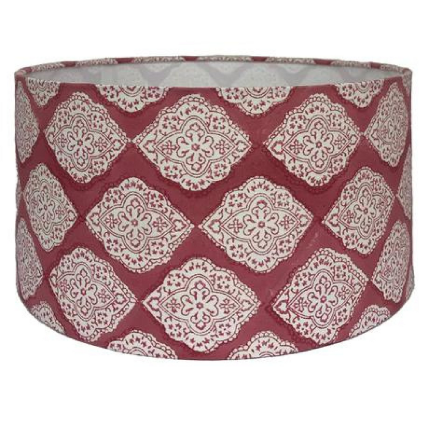 Mandala Pink Cotton Drum Shade