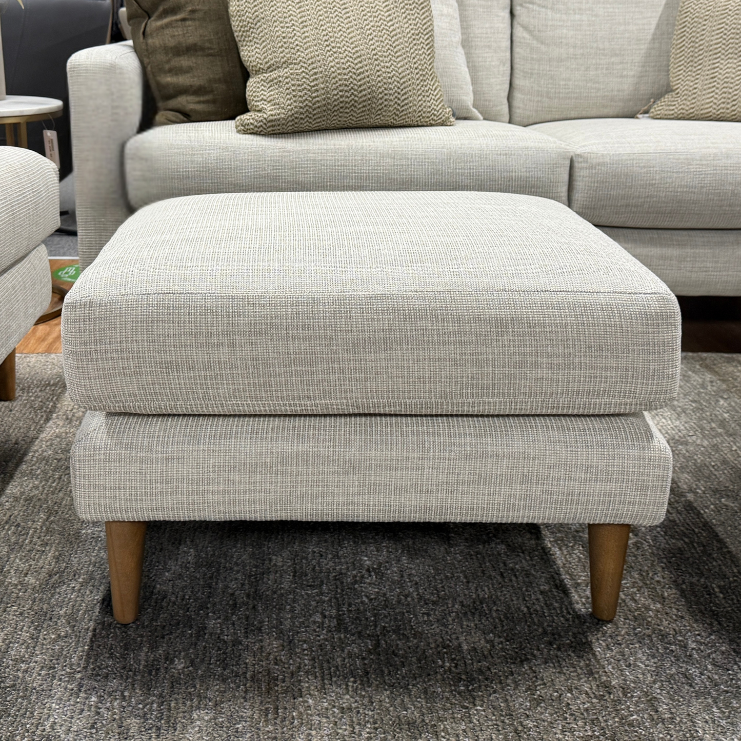 Crawford Occasional Chair & Ottoman Ex Display