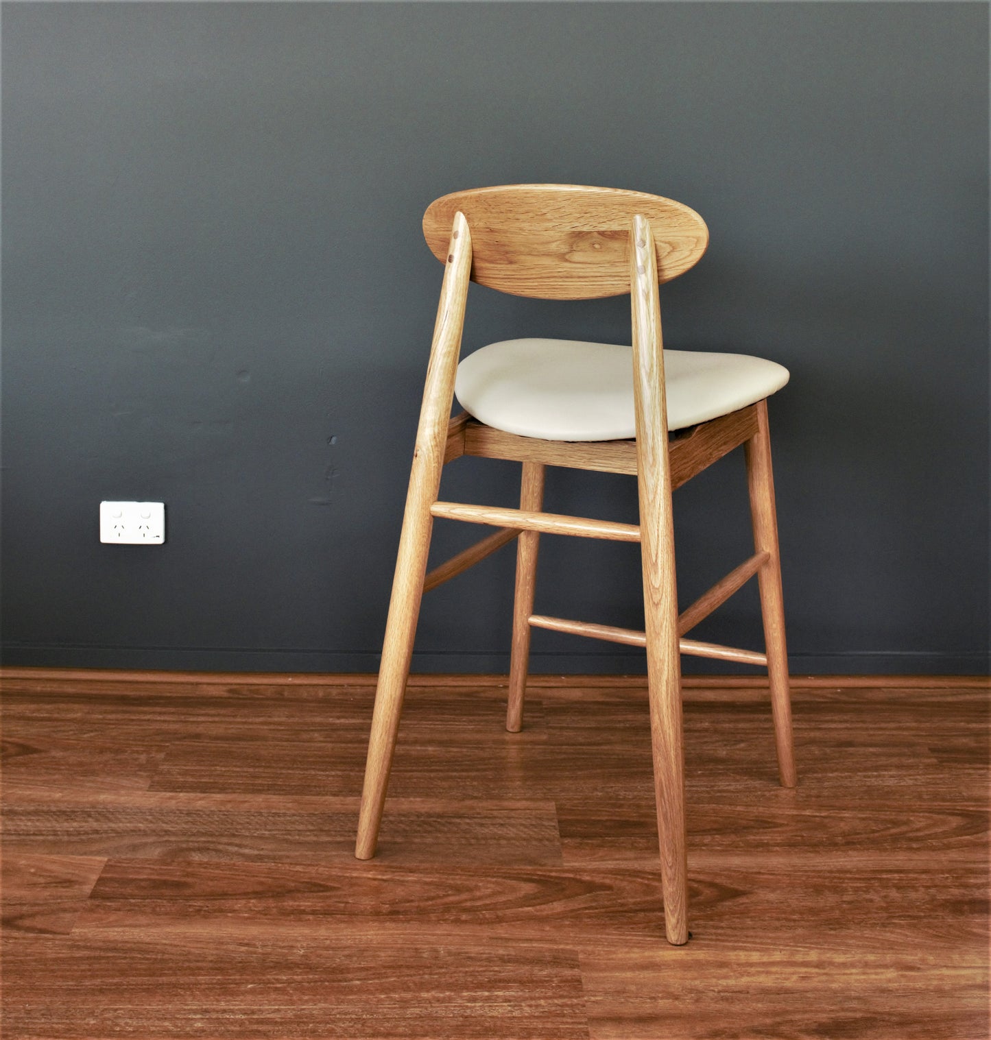 Olive Barstool American Oak Ex Display