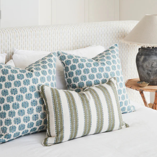 Kesula Slate Linen Cushion