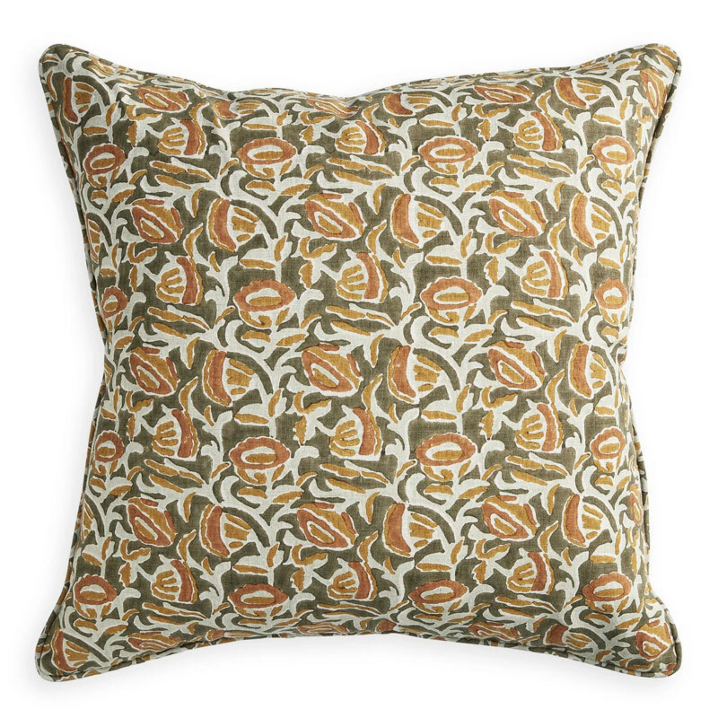Marbella Eucalypt Linen Cushion
