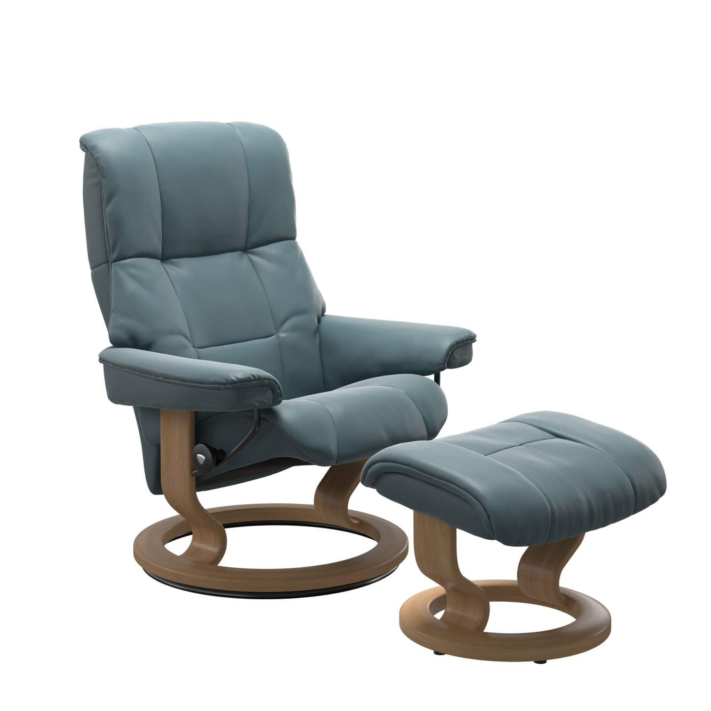 Mayfair Small Classic Recliner Chair & Stool by Stressless
