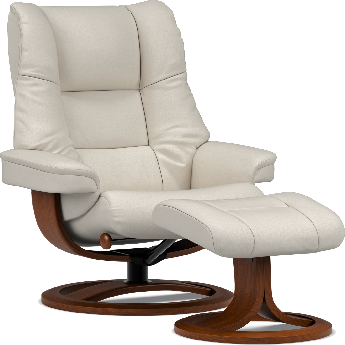 Nordic 60 Large Recliner Chair with Ottoman by IMG Limited Offer with Bonus Side Table