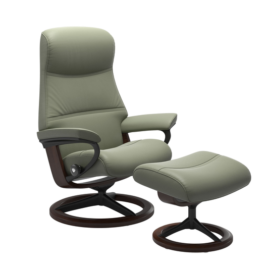 Phillip Medium Signature Recliner Chair & Stool by Stressless