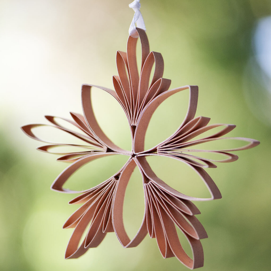 Quilling Star Trio - Flaxseed H10cm 3 Piece