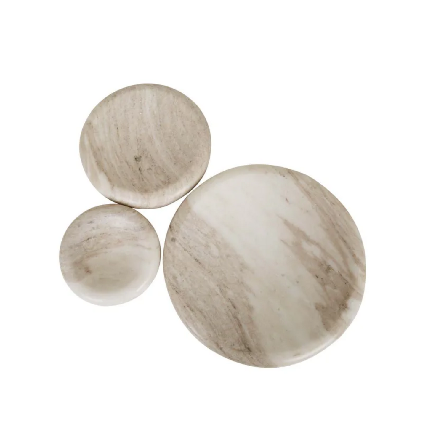 Rufus Indra Bowl Oat Marble by GlobeWest
