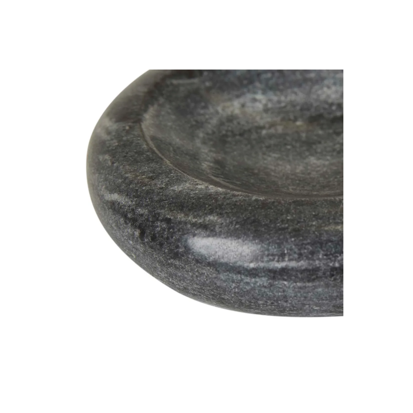 Rufus Indra Shallow Bowl Black Marble by Globewest
