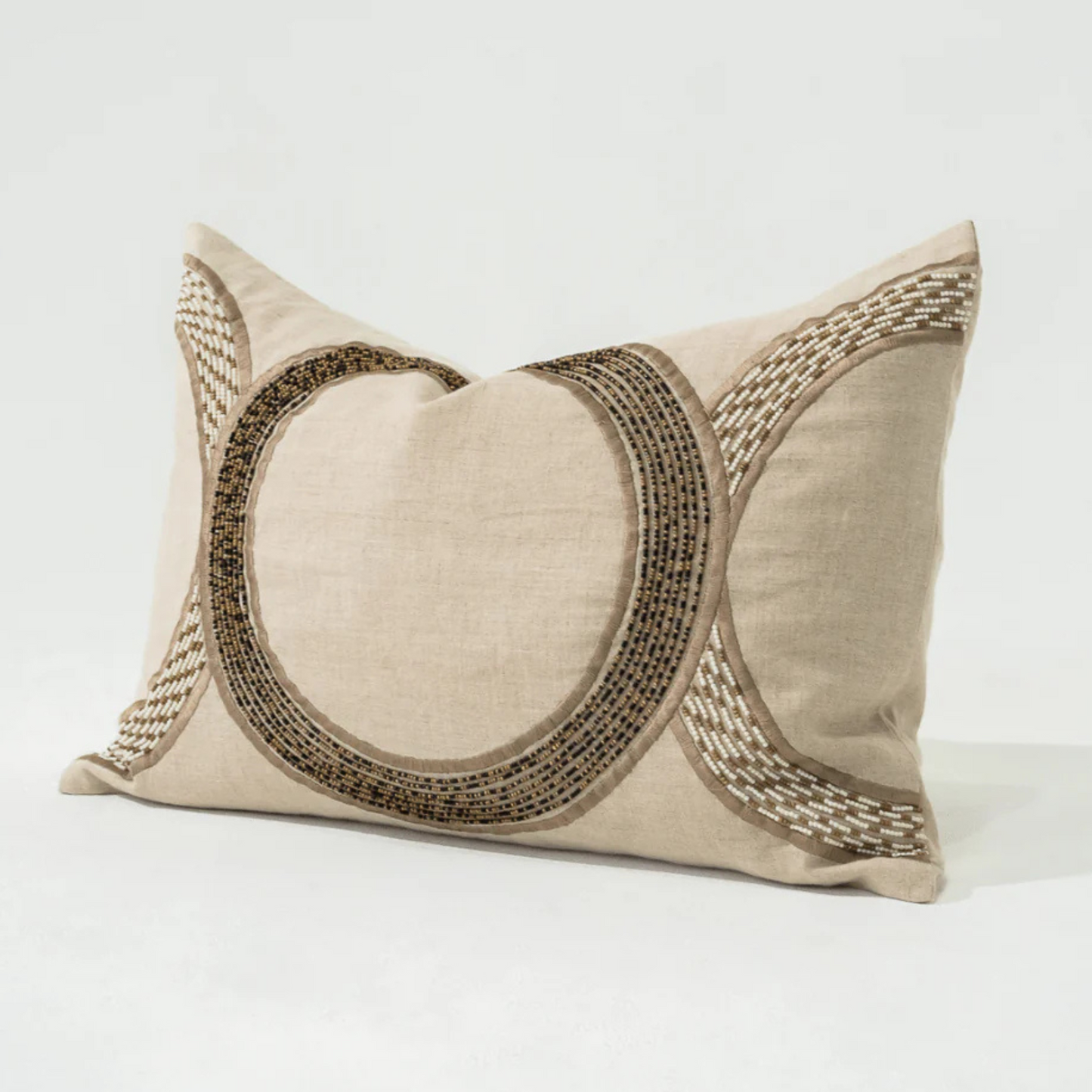Inter Coco Beads Natural Cushion