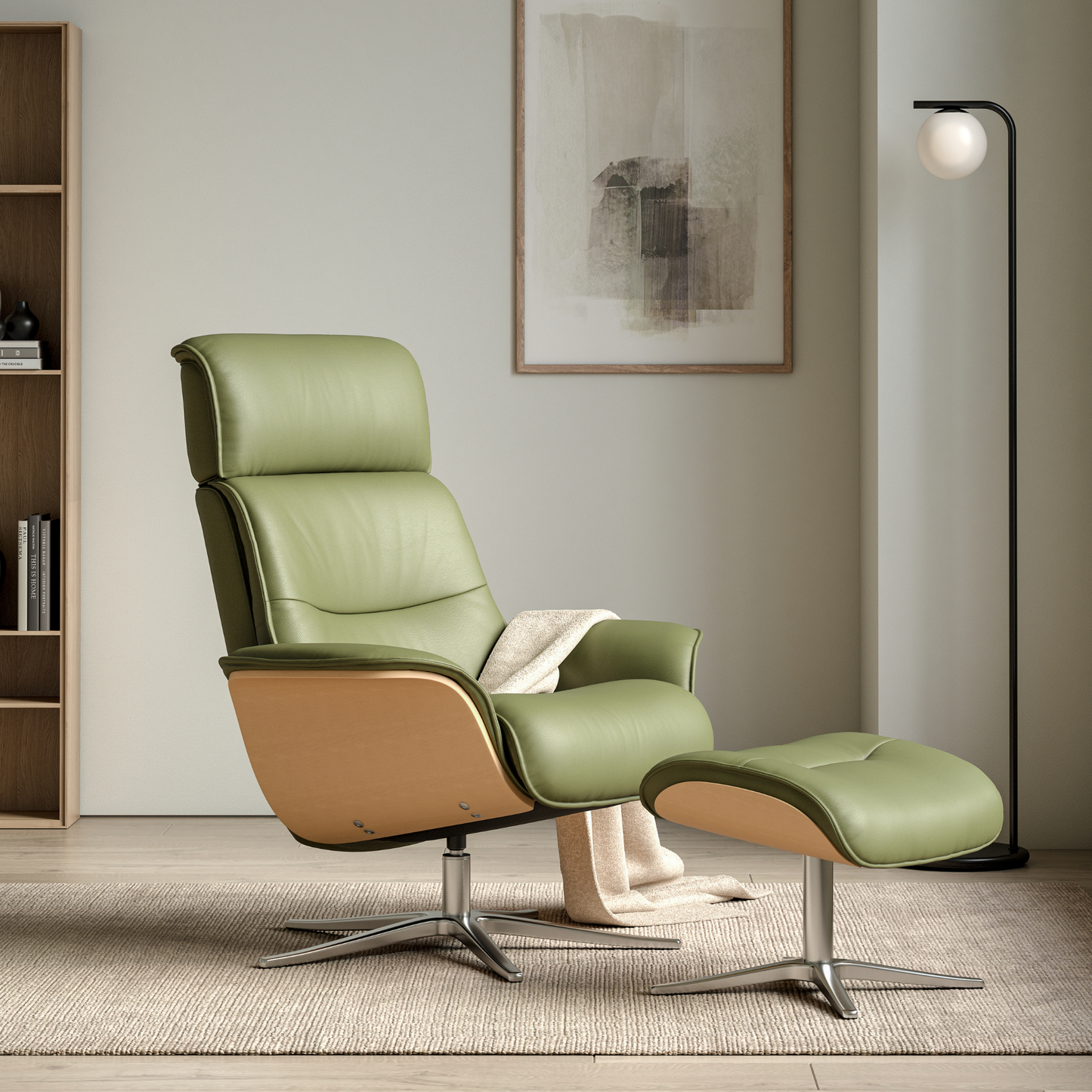 Space 5300 Recliner Chair with Ottoman by IMG