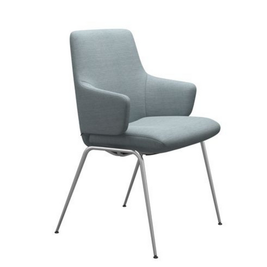 Laurel Dining Chair with Arms D300 Leg by Stressless