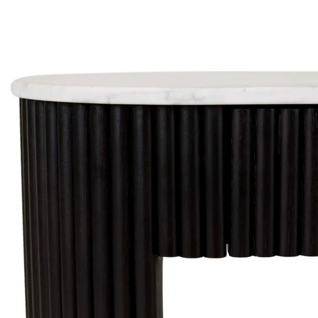 Benjamin Ripple Grand Marble Console by Globewest