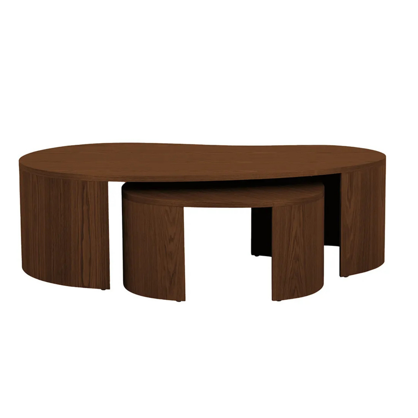 Oberon Curve Nest Coffee Table by Globewest