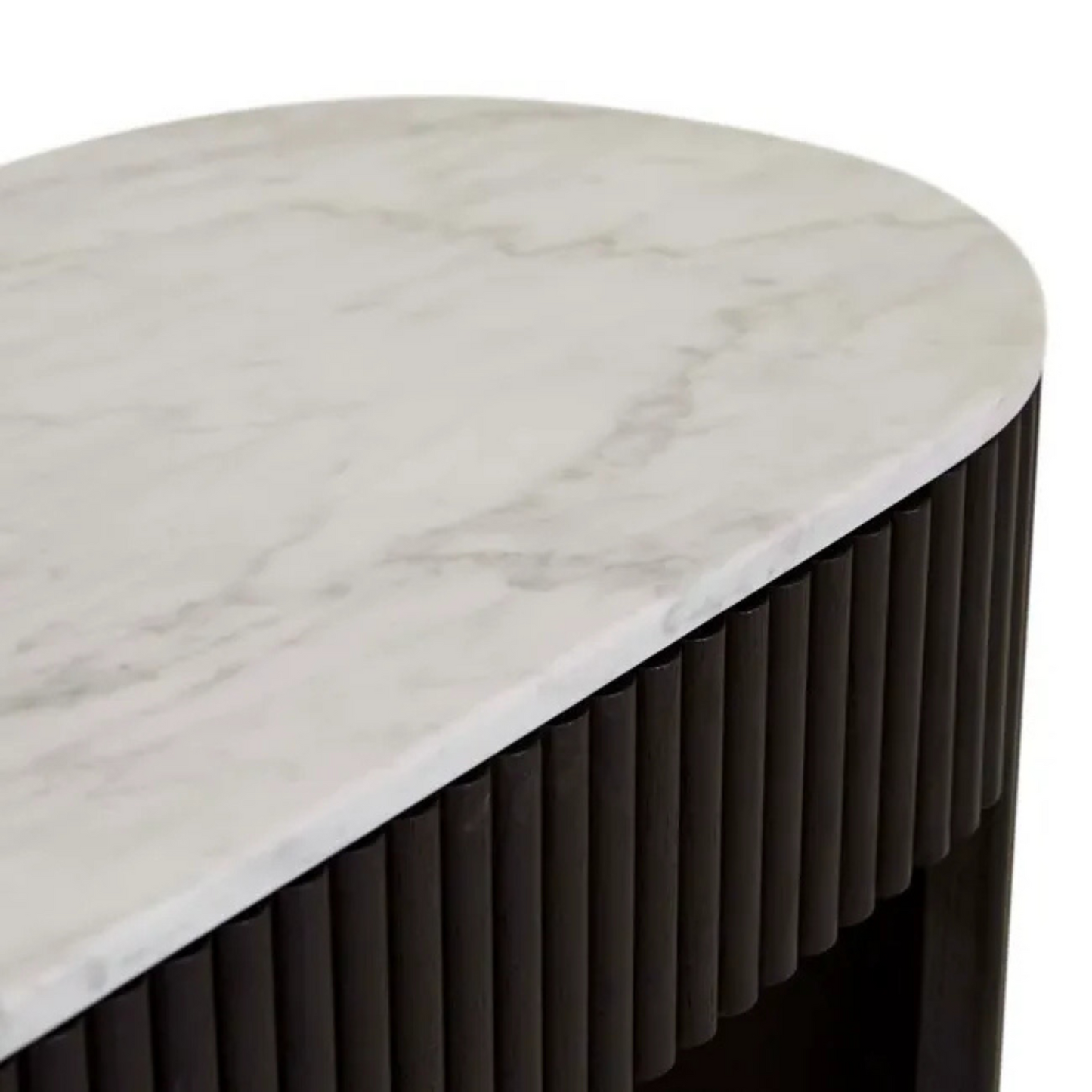 Benjamin Ripple Grand Marble Console by Globewest