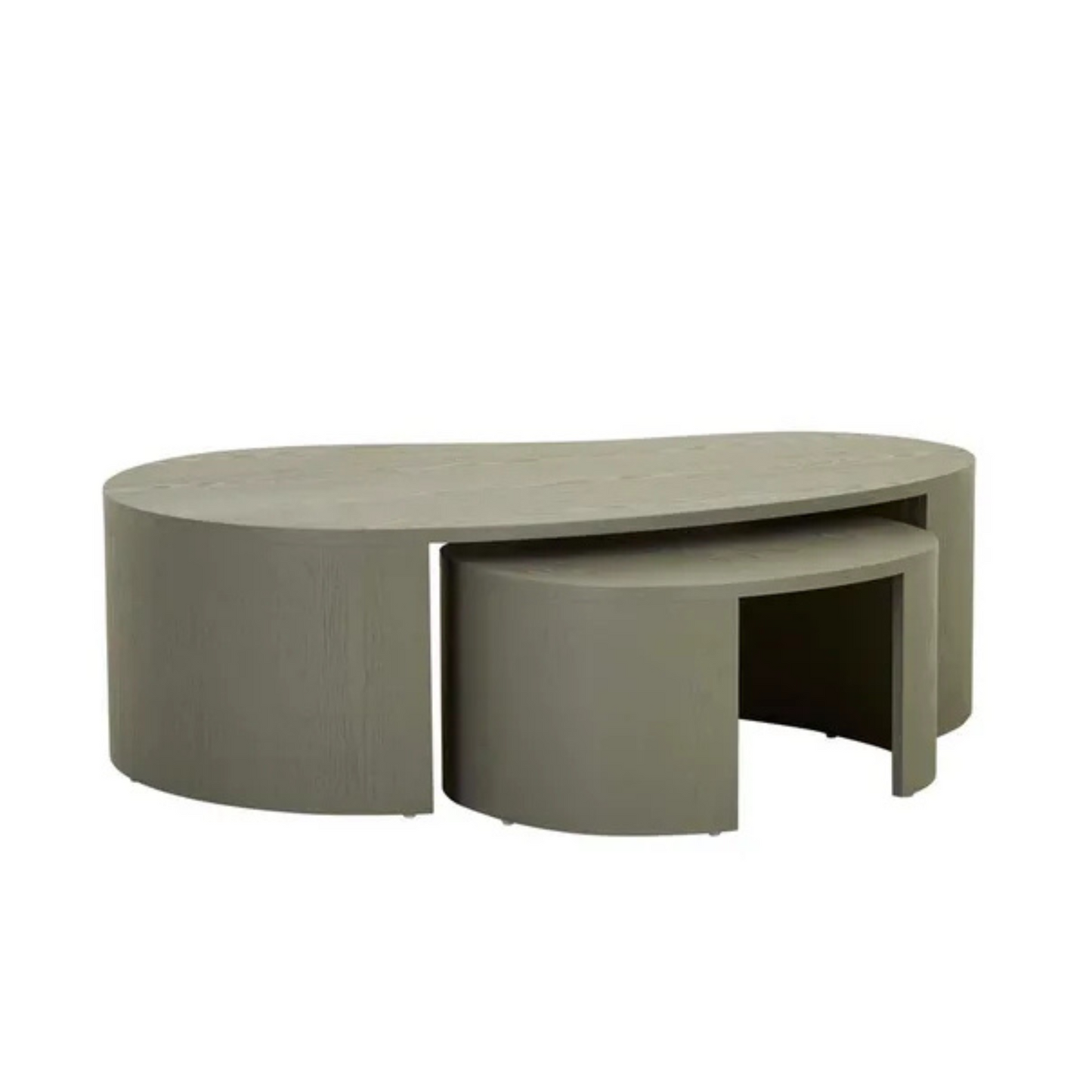 Oberon Curve Nest Coffee Table by Globewest