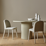Benjamin Ripple Oval Dining Table by GlobeWest