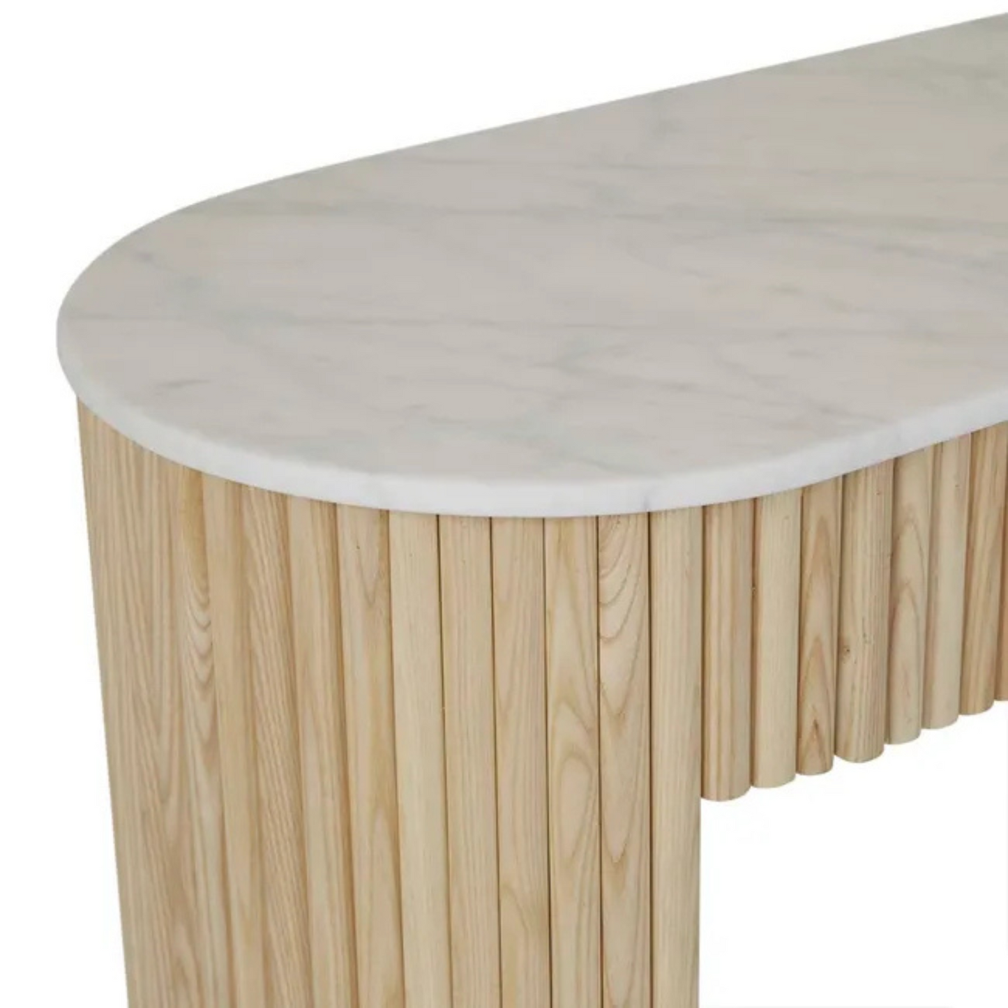 Benjamin Ripple Grand Marble Console by Globewest
