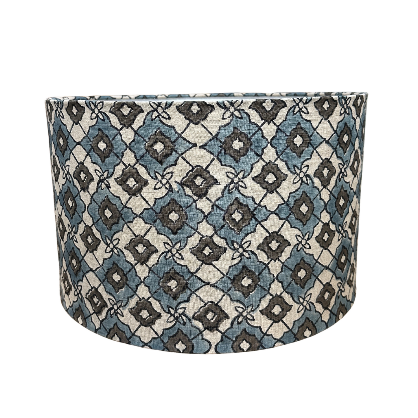 Drum Shade Cotton Grey Multi