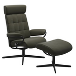 London Adjustable Head Rest Recliner Chair & Stool with Star Base by Stressless