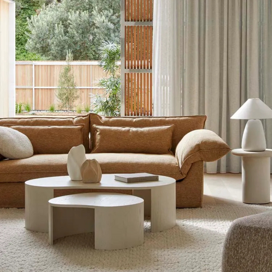 Oberon Curve Nest Coffee Table by Globewest
