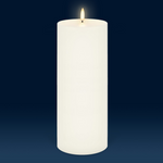 LED Pillar Candles Ivory