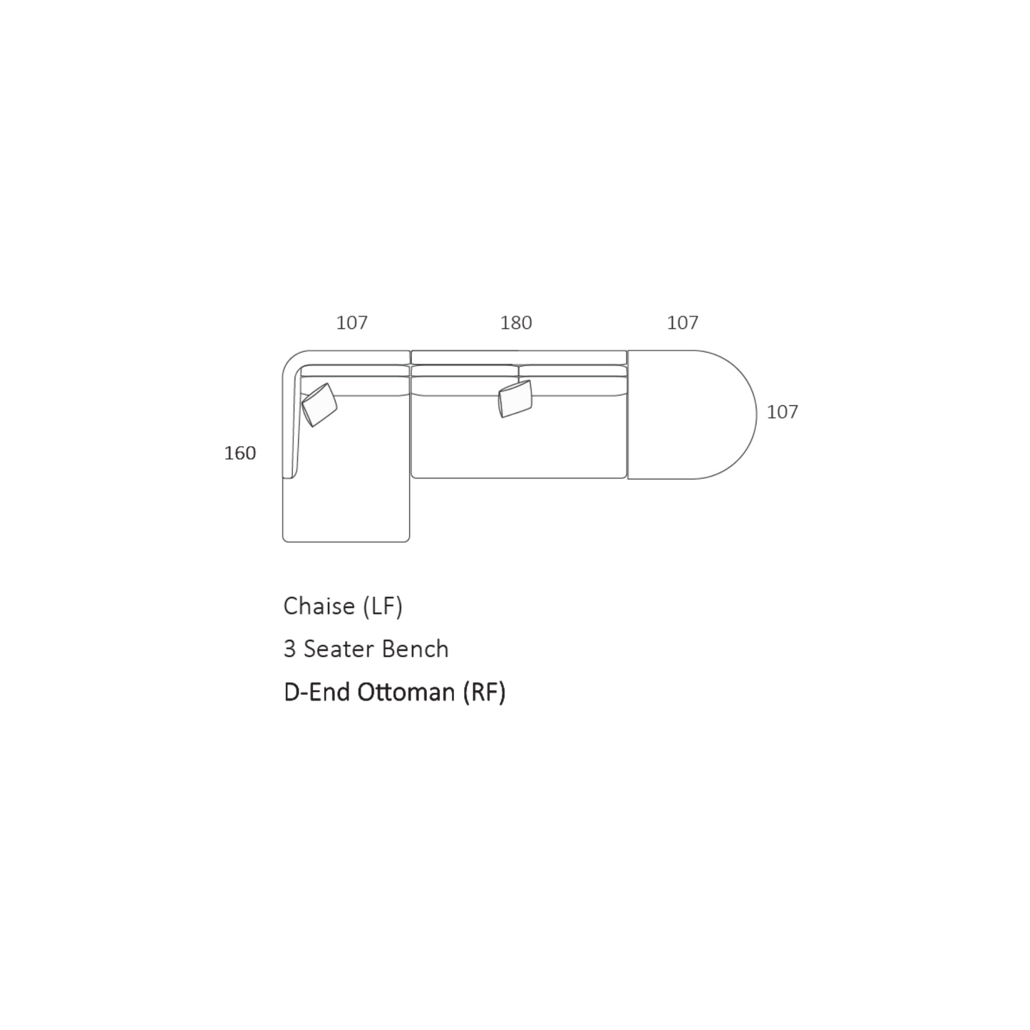 Palisades Modular Sofa by Molmic