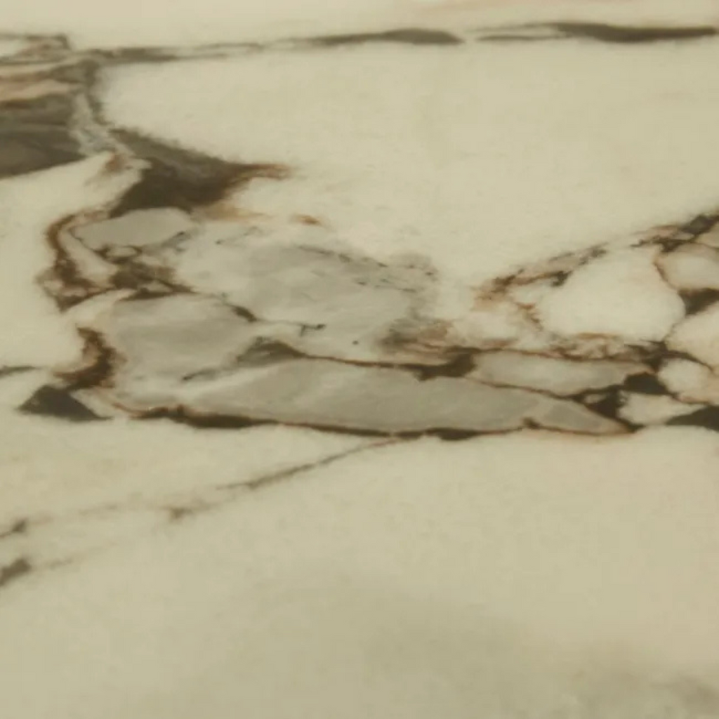 Oberon Crescent Marble Storage Unit - Matt Ocean Marble - Smoked Ash by GlobeWest