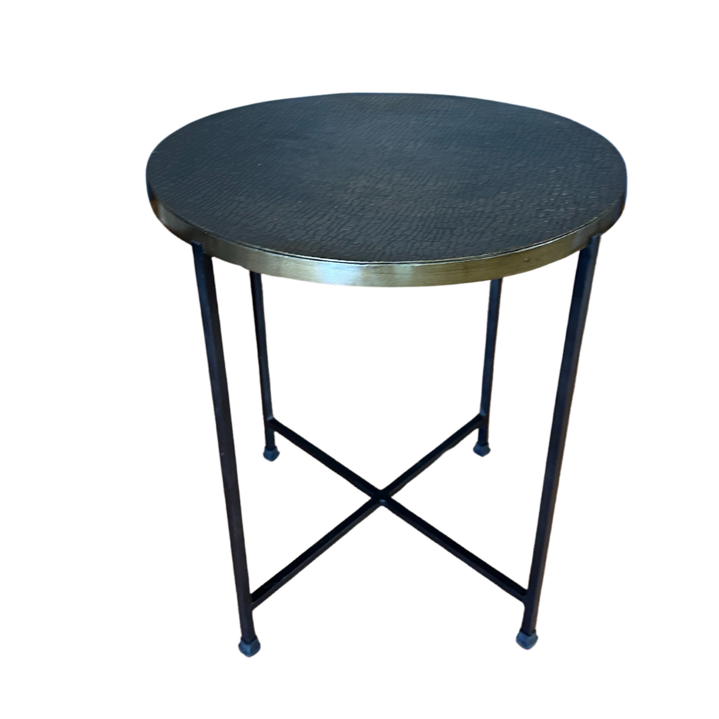 Pressed Metal Side Table