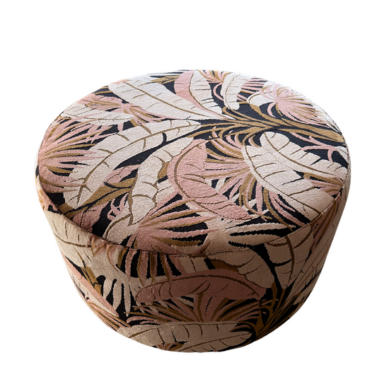 Macauley Round Ottoman in Palm Springs