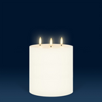 LED Pillar Candles Ivory