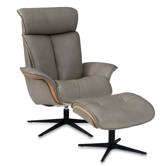 Space 5500 Recliner Chair and Stool by IMG