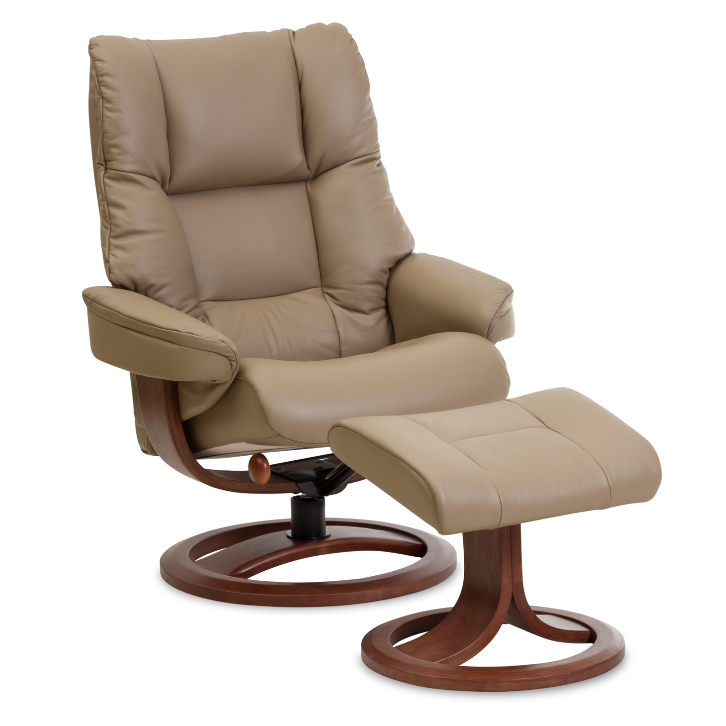 Nordic 60 Recliner Chair with Ottoman by IMG