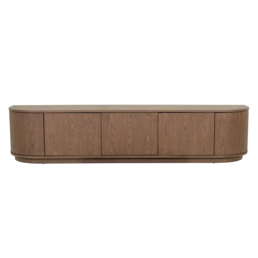 Oberon Crescent Entertainment Unit by Globewest