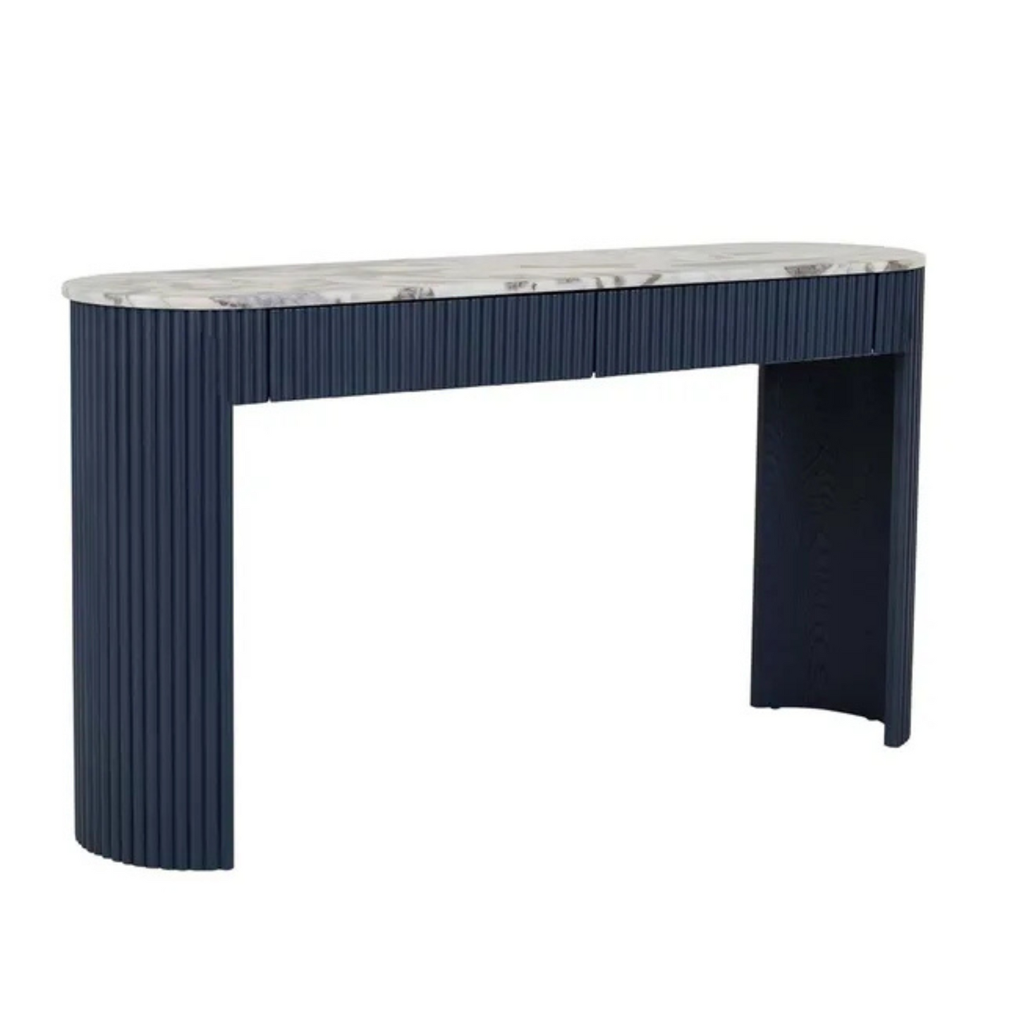 Benjamin Ripple Grand Marble Console by Globewest