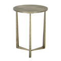 Amelie Aura Side Table - Antique Brass by GlobeWest