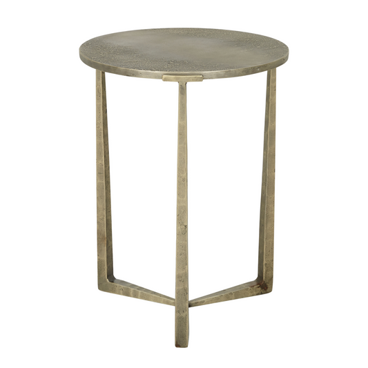 Amelie Aura Side Table - Antique Brass by Globewest