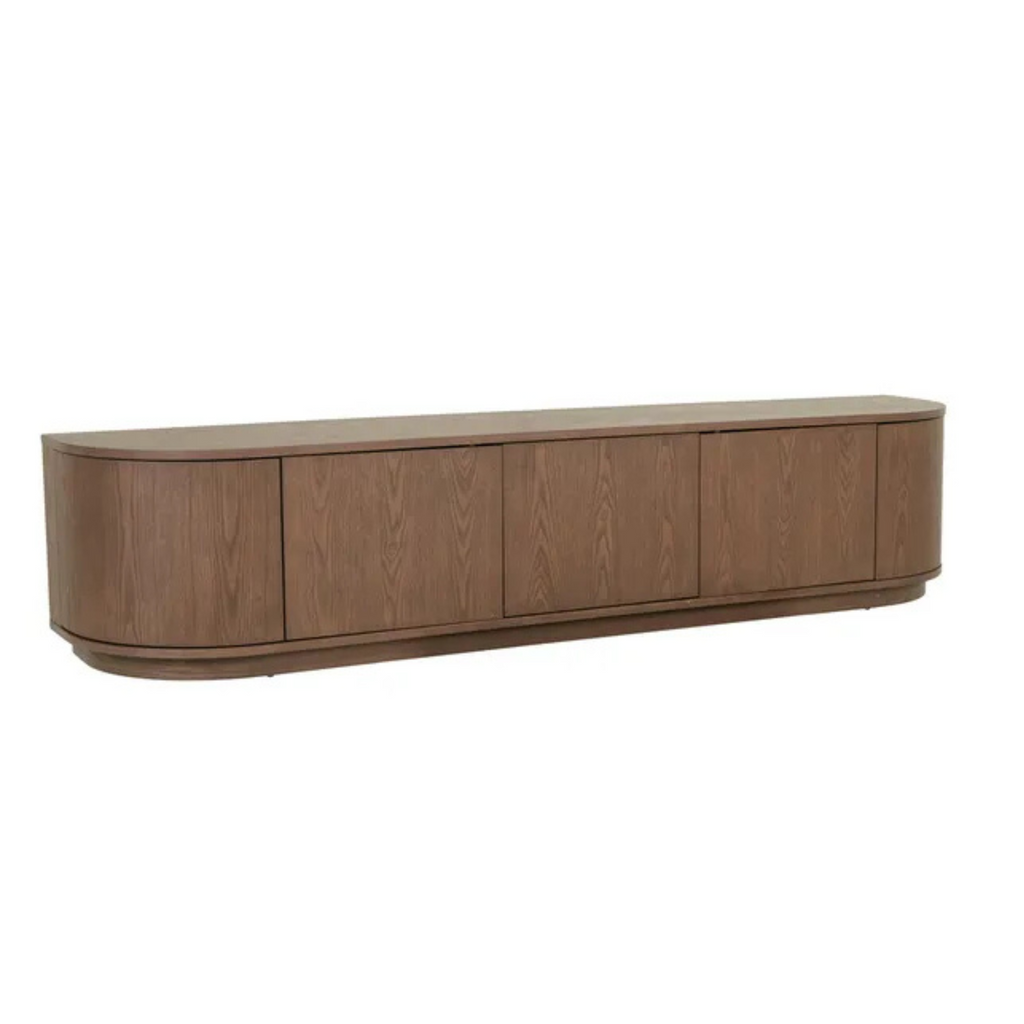 Oberon Crescent Entertainment Unit by Globewest