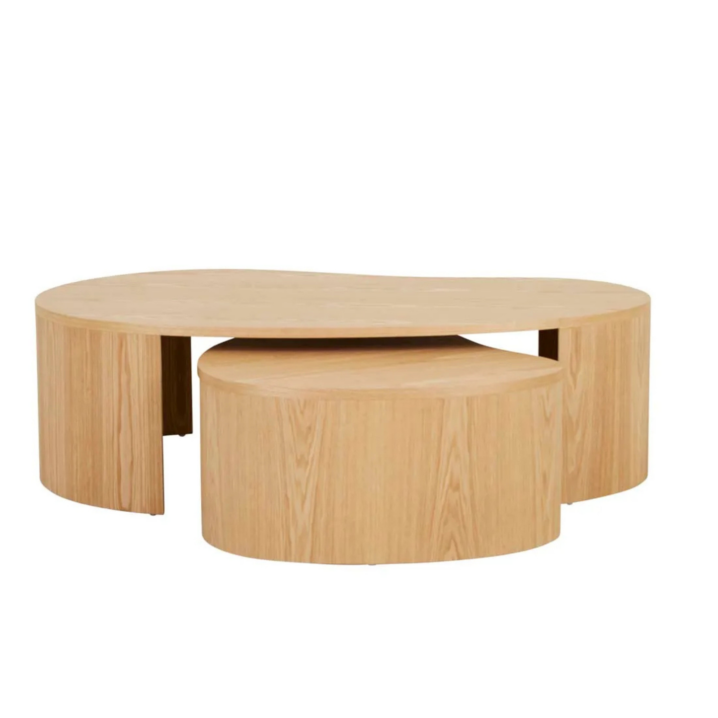 Oberon Curve Nest Coffee Table by Globewest